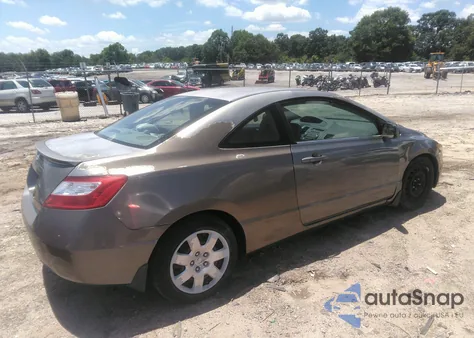 2006 Honda Civic Lx из США, поврежденный, VIN 2HGFG12646H552622